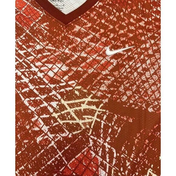 Nike Court Dri-Fit Victory Tennis DV8841-832 Rugged Orange/White Large $50 NWT - Picture 3 of 5